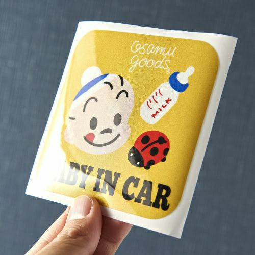OSAMU GOODS】カーステッカー（BABY IN CAR）CKOS006-1 | オサムグッズ