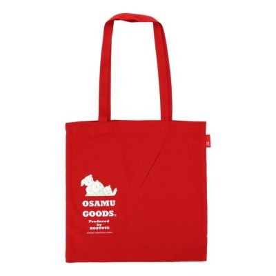 OSAMU GOODS】ROOTOTEコラボトートバッグトールフラットB（RED）626202