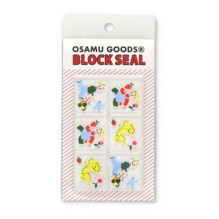 OSAMU GOODS】アクリルブロックシール（F）OS-BS-F | オサム