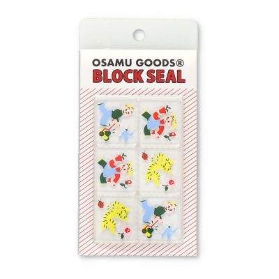ua 新作 オリジナル PETテープ 5種 シール OSAMU GOODS】アクリルブロックシール（E）OS-BS-E | オサム