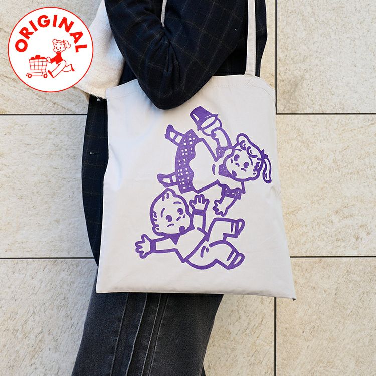 OSAMU GOODS】LURF GALLERY トートバッグ（gray/ジャック&ジル）【当店オリジナル】 | オサムグッズ公式オンラインストア  OSAMU GOODS STORE