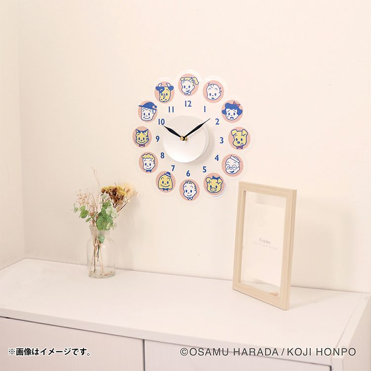 OSAMU GOODS】ウォールクロックステッカー（ピンク ）OSM-WC-01