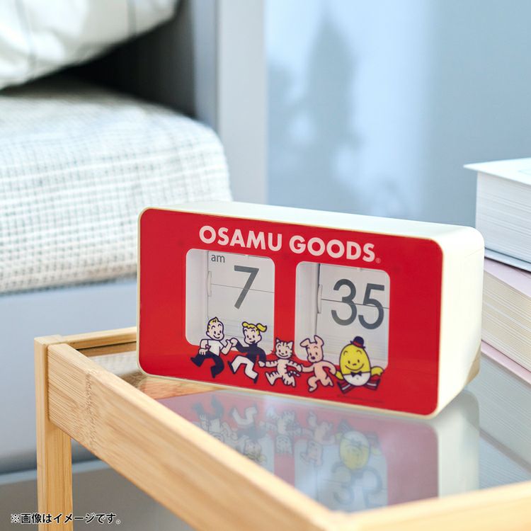 4月上旬頃お届け予定＊【OSAMU GOODS】パタパタ時計（フレンズ）OG-TI 