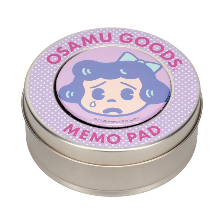 OSAMU GOODS】マグネット付メモ缶（ベティ）【航空便不可
