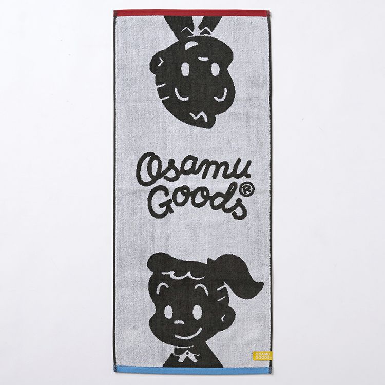 OSAMU GOODS】フェイスタオル（モノクロスタイル/ジル＆ジャック